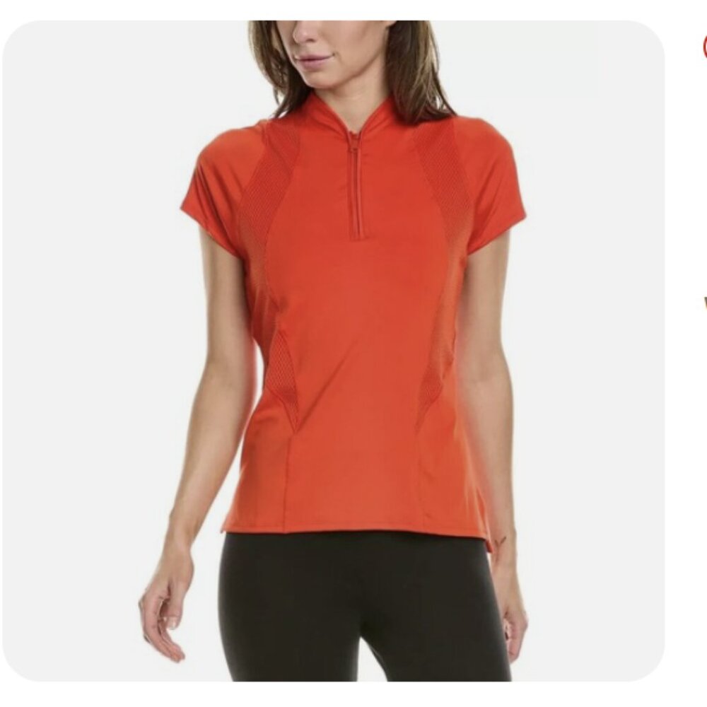 NWOT (tried on & washed) Lucky In Love Sculpt Top Size XL 1/4 Zipper